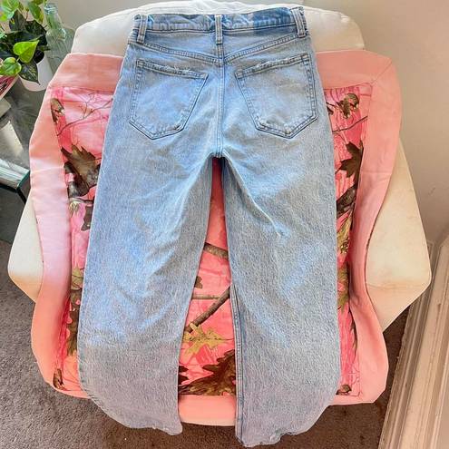 Abercrombie & Fitch Abercombie & Fitch 90s straight ultra high rise blue jeans