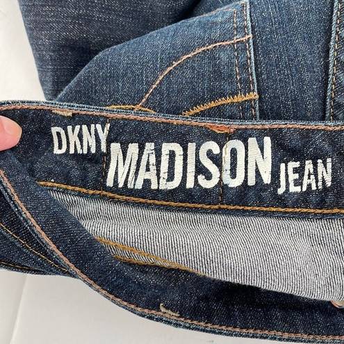 DKNY  size 6 the Madison dark wash boot cut 32.5” inseam