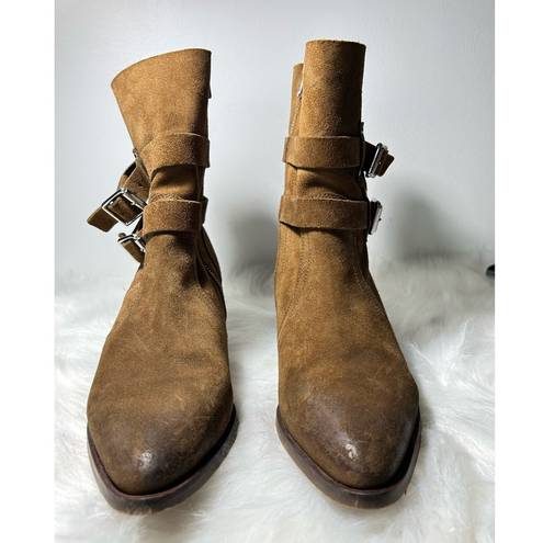 ALLSAINTS 🌟HOST PICK🌟 HARRIET SUEDE HEELED ANKLE BOOTS SUEDE Size EU 41