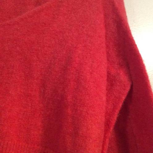 Lovers + Friends Crop red sweater XS womens CUTE stretch long sleeves Revolve 