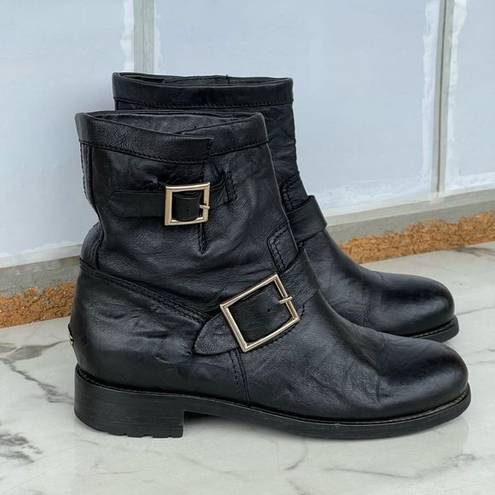 Jimmy Choo  Youth biker ankle boots 38 7.5