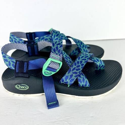 Chacos Chaco Women's Z2 Classic Sandals Size 7 Wide Foliole Royal Outdoor Hiking