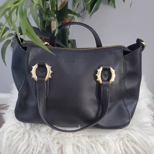 Aimee Kestenberg  Black Soft Leather Shoulder Bag