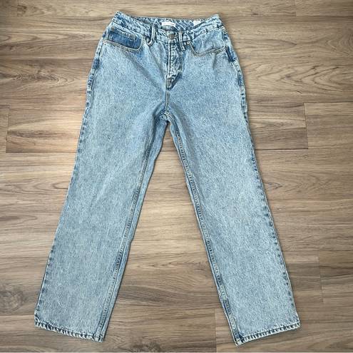 Good American  Good '90s Duster Crop Straight Leg Jeans Size 2/26