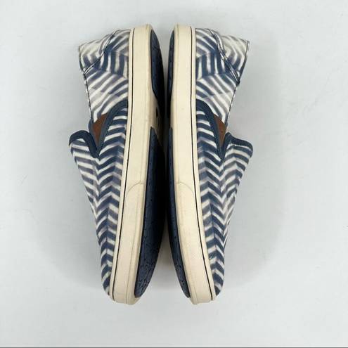 Olukai  Pehuea Pa’i navy blue white slip on canvas sneakers