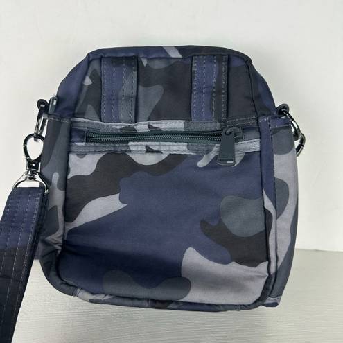 infinity Lug  Can Can Camo Crossbody Bag Nylon RFID Convertible Blue