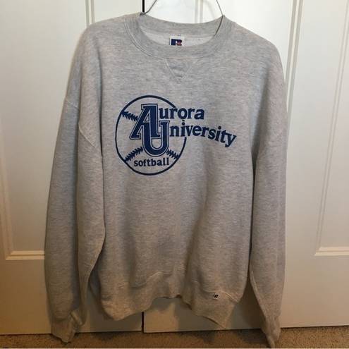 Russell Athletic Aurora University Softball sweatshirt size large from the 90’s