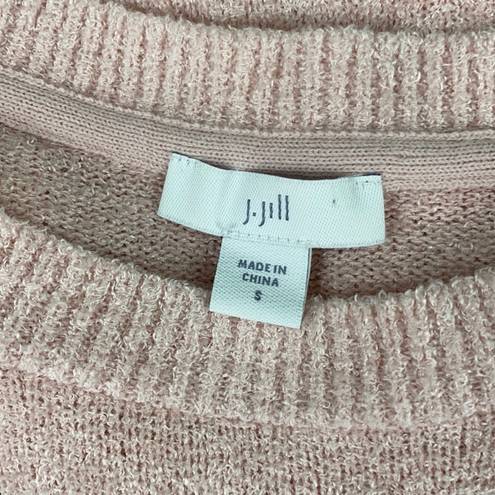 J.Jill Rosewater Blush Pink Cozy Chenille Sweater