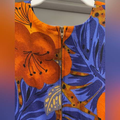 Jacqueline Ferrar VTG 80s 90s  Colorful Tropical Hawaiian Floral Wrap Dress - 14P