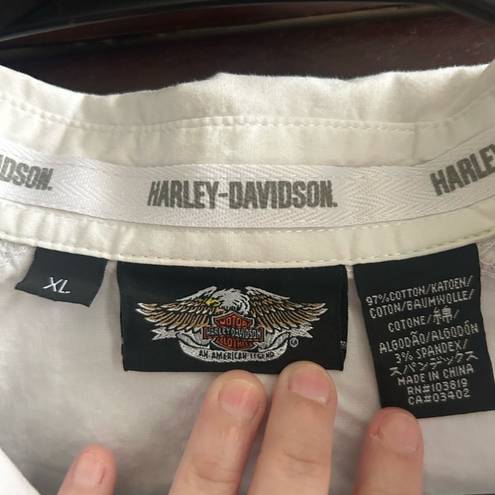 Harley Davidson button down shirt