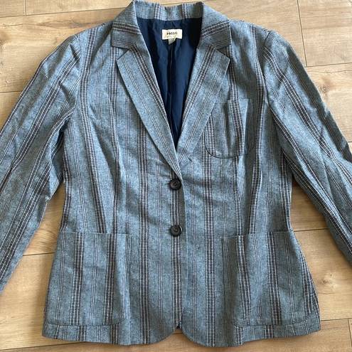 Fossil Vintage  Blazer Striped Sz 10