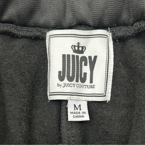 Juicy Couture  Black Leopard Print Animal Swirl Lounge Joggers Sweatpants Women M