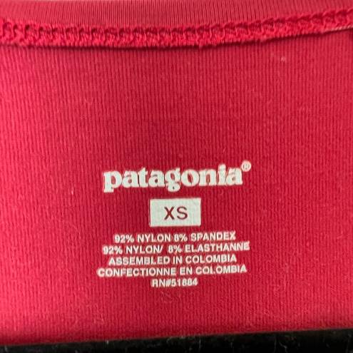 Patagonia  sleeveless maroon wrap dress size XS