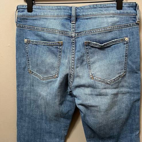 Pilcro  women’s slim boyfriend embroidered jeans size 27
