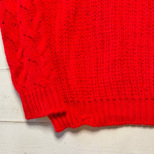 Pretty Little Thing NWOT -  - Women’s Red Turtleneck Sweater 