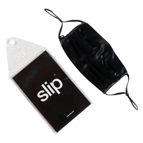 Mulberry Slip  Silk Face Mask Black