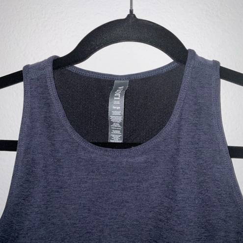 Vuori Elevation Plyo Tank navy blue size large