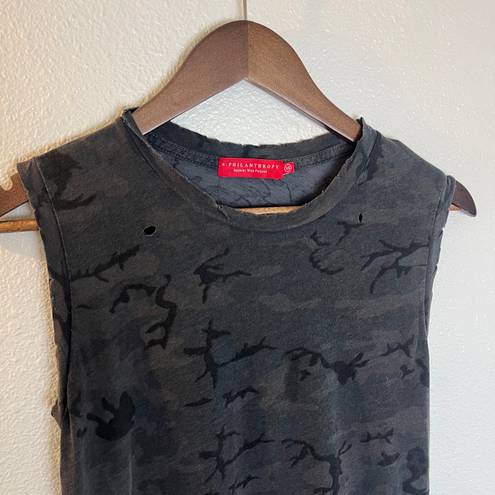 n:philanthropy corin destructed camo muscle tank