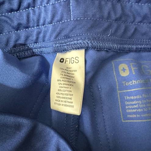 FIGS  Zamora Jogger Royal Blue Scrub Pants Size XS