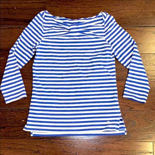 Kate Spade  New York Blue & White Striped Shirt