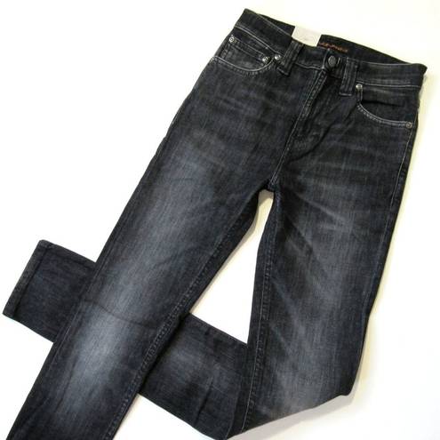 Krass&co NWT Nudie Jeans  High Kai in Organic Ogatan Gray Stretch Slim Skinny Jeans 25