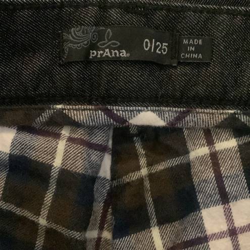 prAna  Plaid Lined Boyfriend Jeans!