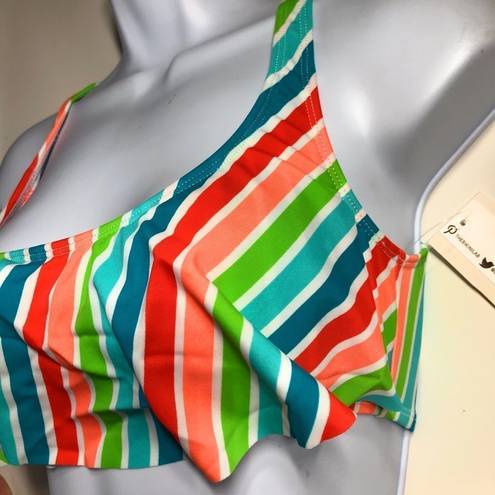 The Bikini Lab  Rainbow Hanky Top nwt