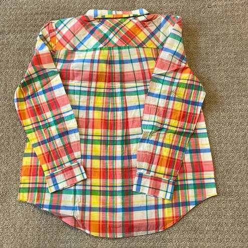 Style & Co NWT-  Plaid Button Down Long Sleeve Shirt