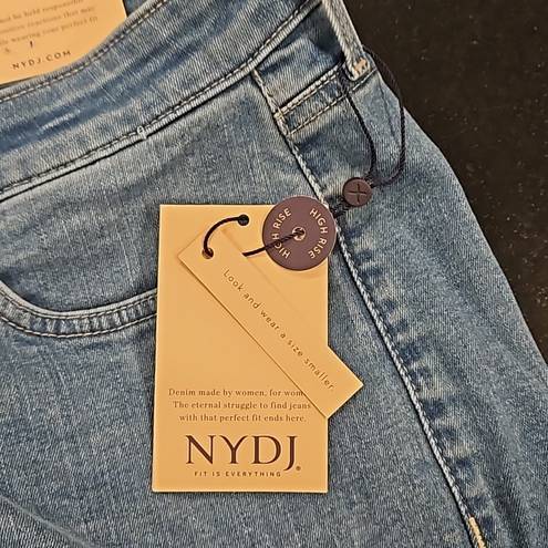 NYDJ 💕💕 Sheri High Rise Slim Jeans ~ Nottinghill Blue 12 NWT