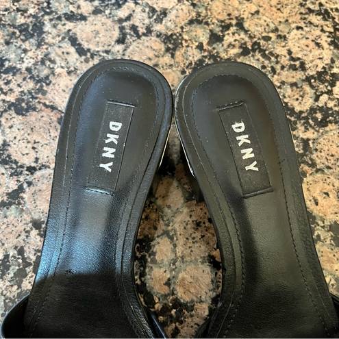 DKNY  Black Fama Sandals