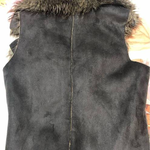 Bernardo BB by  faux fur faux suede vest