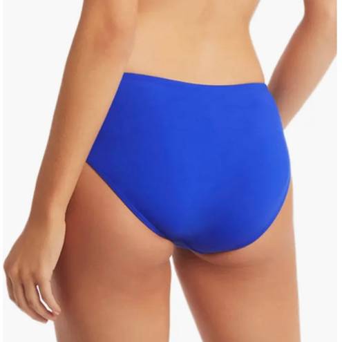 La Blanca  solid blue full coverage bikini bottoms