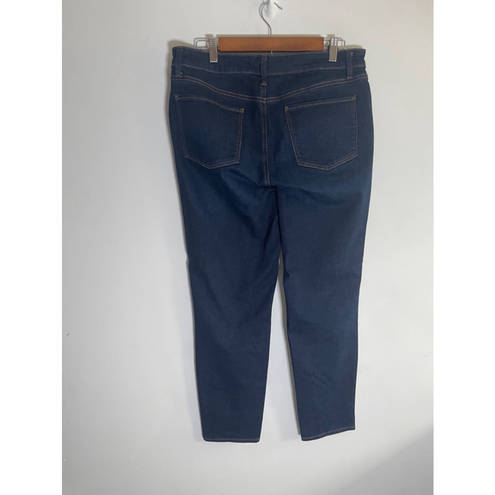 Talbots Women's  Slim Ankle Size 12 Blue Ankle Jeans EUC!