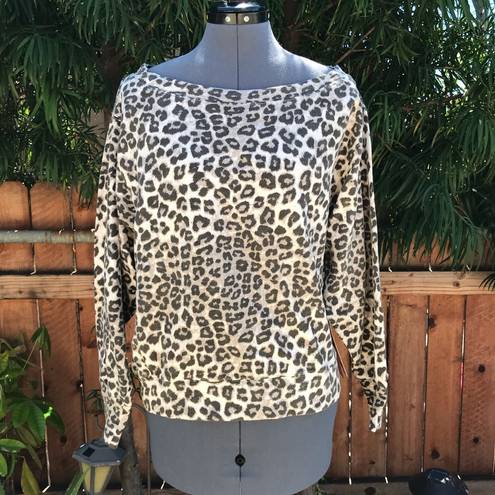 Good American  Cheetah Pullover Sweatshirt (8)