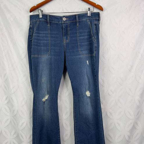 Torrid  Mid Rise Slim Boot Jean Vintage Stretch Eco Medium Wash PLUS 12R NWT