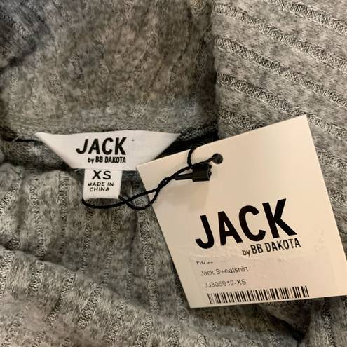 Jack by BB Dakota NWT  grey cowel neck pullover size XS