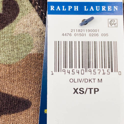 Polo  Ralph Lauren Women's Olive Brown Camo Print Pullover Hoodie Size XS NWT