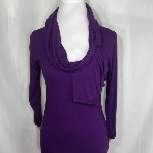 Krass&co NY& Purple Knit blouse top Small