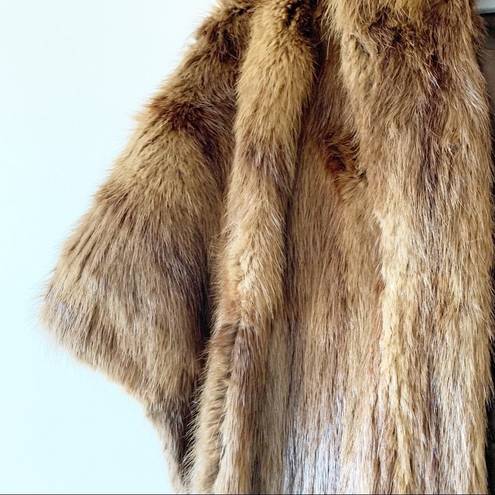 Vintage Mink Fur Stole Cape Capelet Winter Luxury Wrap Pockets Size undefined