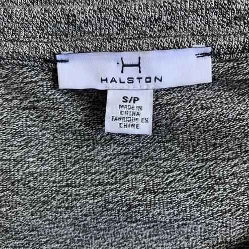 Halston Heritage H by Halston flared sleeve gray medium shirt/blouse