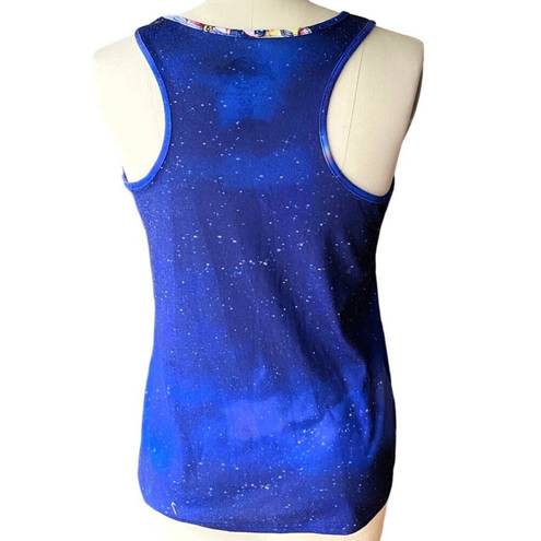 The Moon SAILOR Usagi Sublimation Crystal Blue Hot Topic Graphic Tank Top ~ LARGE