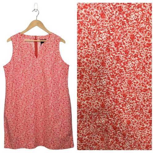 Krass&co Venezia Jeans Clothing  Dress Womens 16 Floral V Neck Sleeveless Tank Red