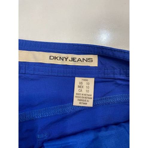 DKNY  Royal Blue Capri Pants Size 10 NWT Women's