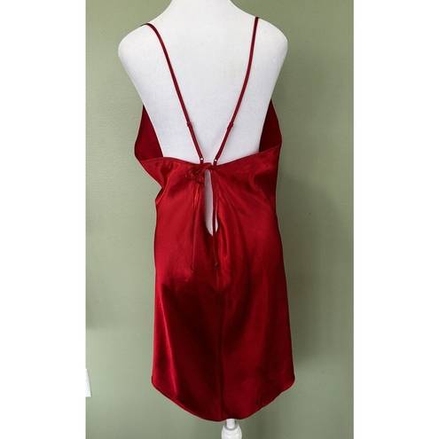 Secret Treasures  Slip Dress Nightgown Lingerie Red Sexy Sz 4XL Lace Coquette​