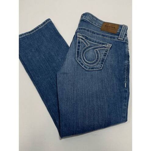 Big star  Rikki Vintage Collection Women Denim Jeans Straight Light Wash Size 28