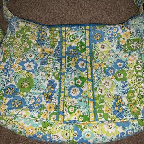 Vera Bradley blue & green floral purse & wallet