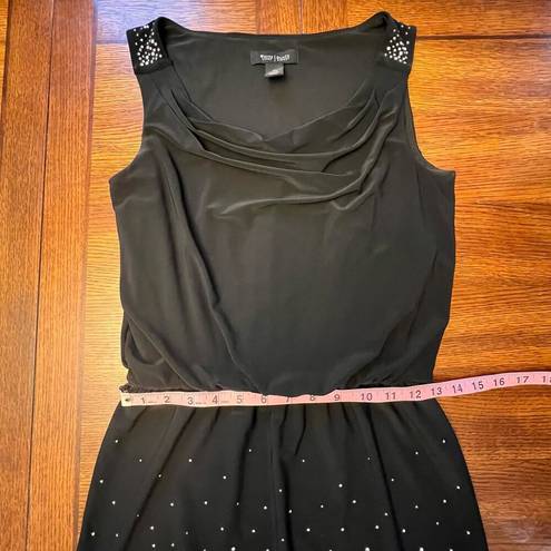 White House | Black Market  Black Sleeveless Studded Skirt Casual Dress Size XS