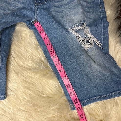 Guess  distressed Bermuda denim shorts sz 30