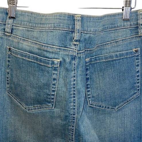 Krass&co G.H. Bass &  Womens Raw Cut Off Hem Pencil Denim Mini Skirt Blue Size 8