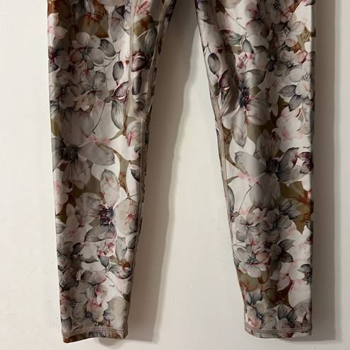 Petal SAVVI Miya  Floral Leggings Botanical Smooth M Medium High Waisted